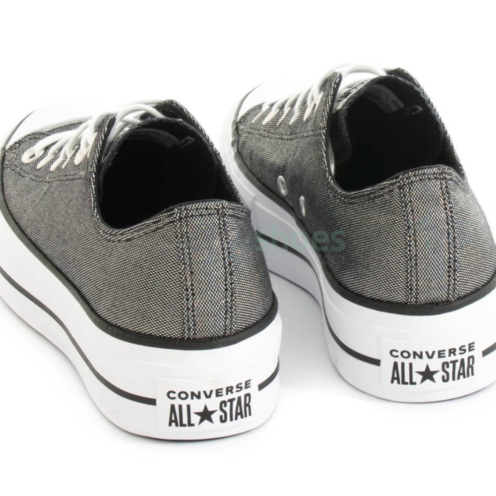 NWT IN BOX CONVERSE CHUCK TAYLOR ALL STARS METALLIC LIFT SNEAKERS SIZE 7 - Picture 8 of 14